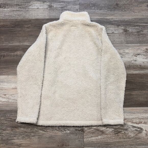 Patagonia Jacket Los Gatos Fleece Birch White Girls XL 1/4 Zip Mock Neck Youth - Picture 2 of 7